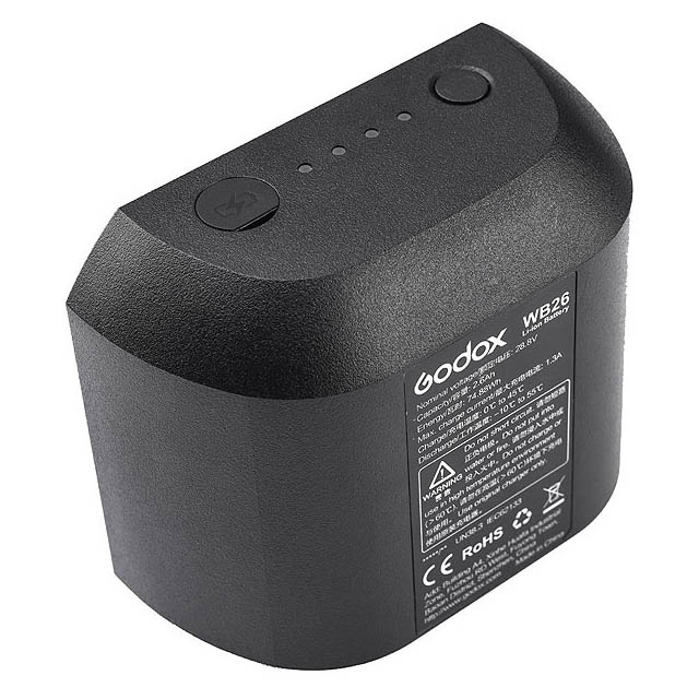 Godox WB26 батарея аккумуляторная съемная для Witstro AD600Pro Godox WB26 батарея аккумуляторная съемная для Witstro AD600Pro