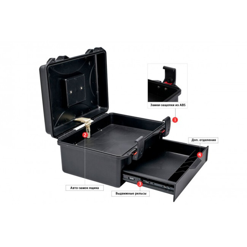 DGCASE 90-01 ударопрочный кейс 440х340х200 мм