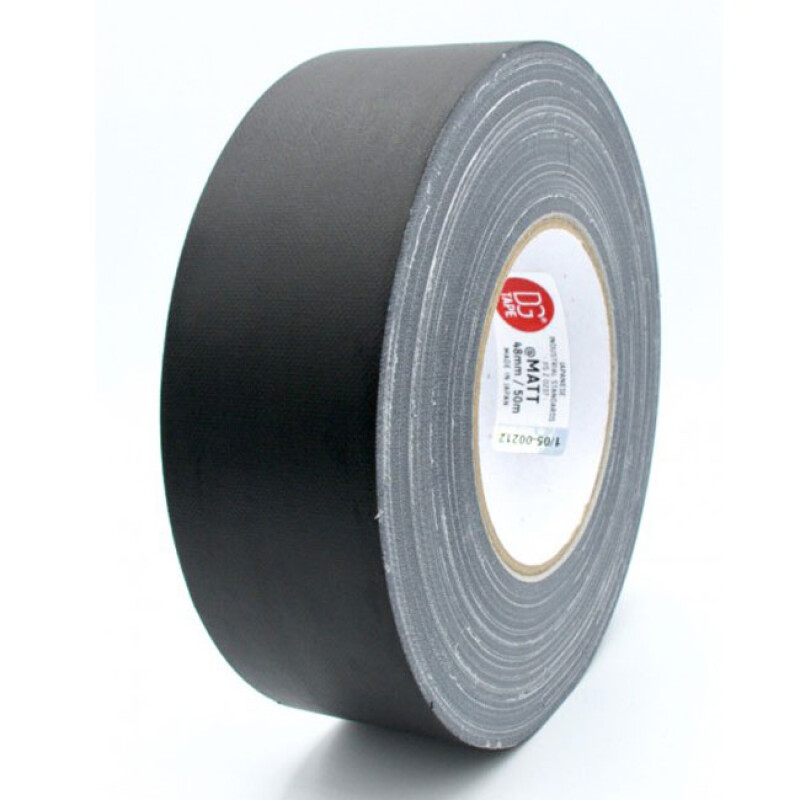 DGTape MATT Gaffa Tape Black тейп матовый черный 48 мм x 50 м