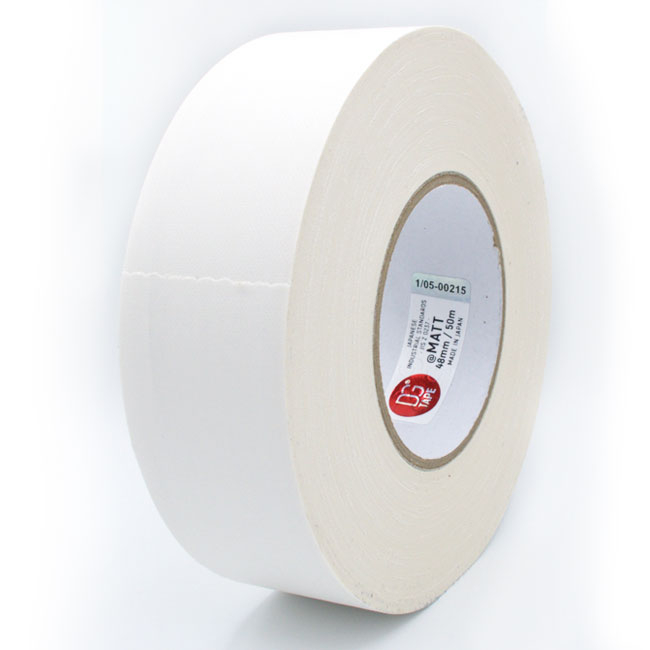 DGTape MATT Gaffa Tape White тейп матовый белый 48 мм x 50 м