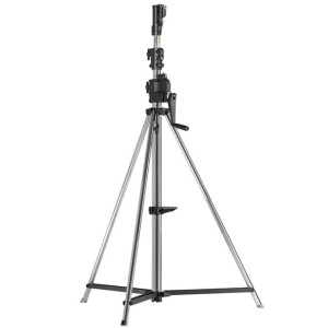Kupo 483T 3 SCT Wind-Up Stand w/Auto Self-Locking Device Silver стойка с редукторной колонной
