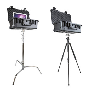 Kupo CST5219 жесткий кейс с наполнителем, с адаптером для стойки черный