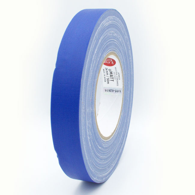 DGTape MATT Gaffa Tape Blue тейп матовый синий 24 мм x 50 м DGTape MATT Gaffa Tape Blue тейп матовый синий 24 мм x 50 м