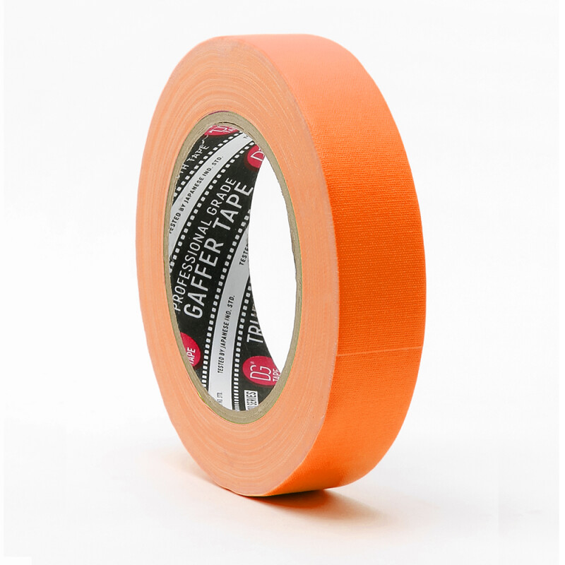DGTape UM Gaffa Tape Orange Fluorescent тейп ультраматовый оранжевый 24 мм x 50 м