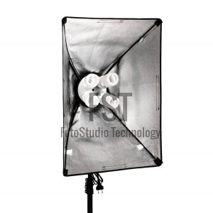 FST KF-104II 4x45W флуоресцентный осветительный прибор с софтбоксом 60x80 см