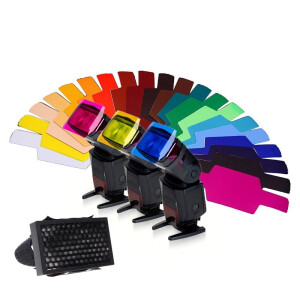 Fotokvant Strobo-1 KIT комплект для накамерных вспышек фильтры и соты