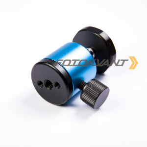 Fotokvant HB-02 BLUE шаровая голова Ballhead 1/4 для мини-штатива синяя
