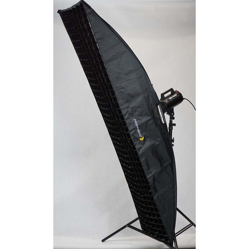 Fotokvant SB-40200BW-G стрипбокс 40х200 см с сотами с адаптером Bowens