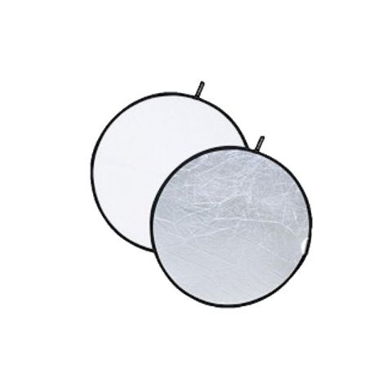 Fotokvant R2-110SW светоотражатель круглый двусторонний серебро-белый диаметром 110 см