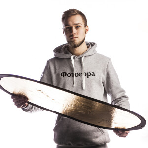 Fotokvant R2-100170SW светоотражатель серебро-белый размером 102х168 см