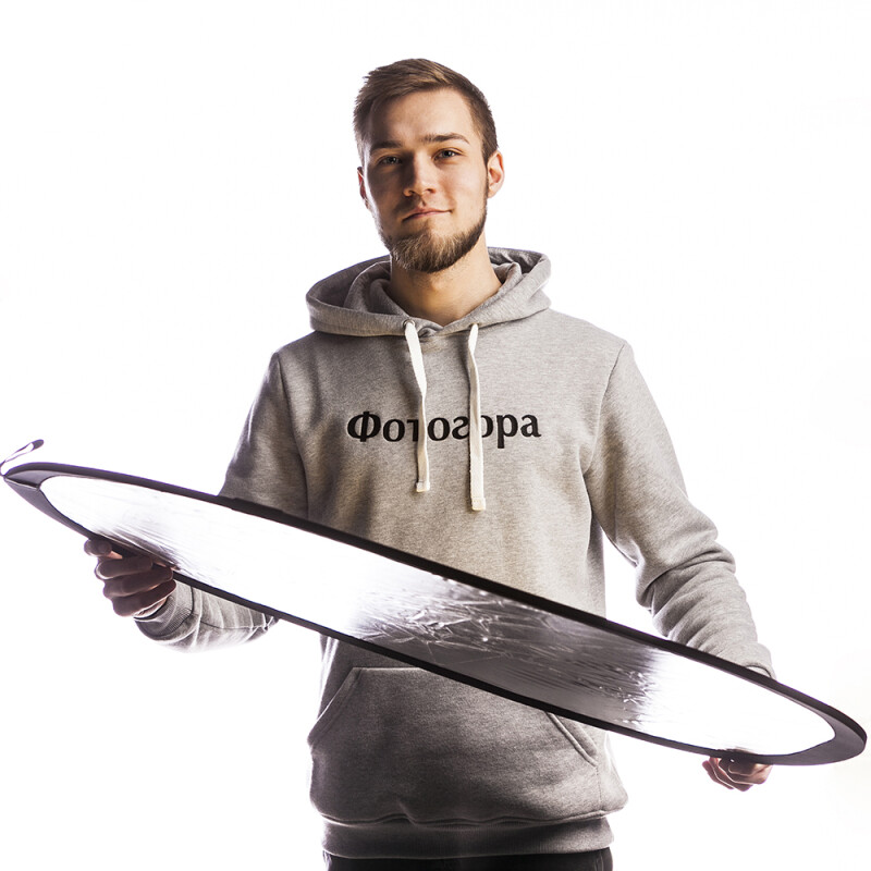 Fotokvant R2-90120GS светоотражатель 2 в 1 золото-серебро размером 91х122 см