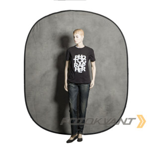 Fotokvant BG-1821 Grey Tie-dye фон 1,8х2,1 м тканевый складной серый пятнистый