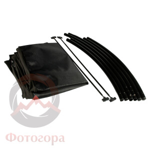 Fotokvant RW-60150S светоотражатель полукруглый серебряный размером 60х150 см на каркасе