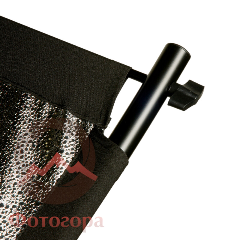 Fotokvant RW-60150S светоотражатель полукруглый серебряный размером 60х150 см на каркасе