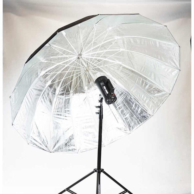 Fotokvant U-165S Para параболический глубокий зонт серебряный 165 см