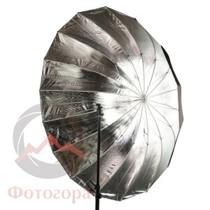 Fotokvant U-165S Para параболический глубокий зонт серебряный 165 см