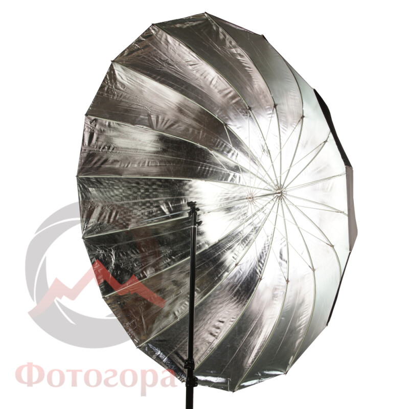 Fotokvant U-165S Para параболический глубокий зонт серебряный 165 см