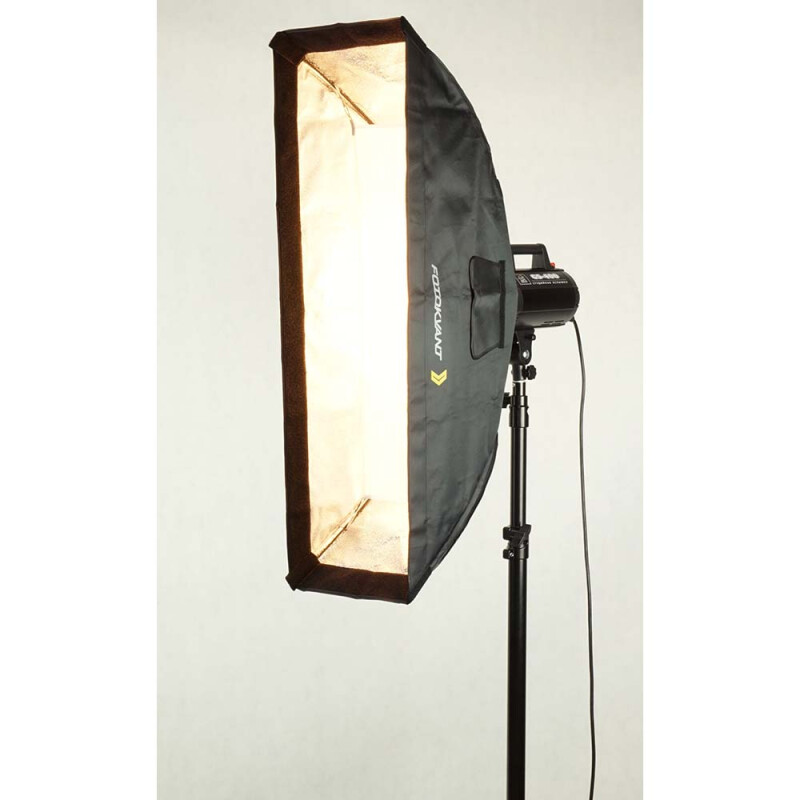 Fotokvant SB-3090BW-G стрипбокс 30х90 см с сотами с адаптером Bowens