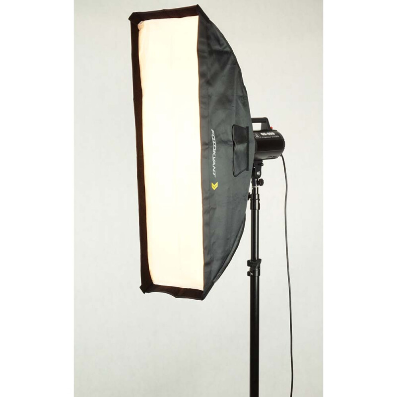 Fotokvant SB-3090BW-G стрипбокс 30х90 см с сотами с адаптером Bowens