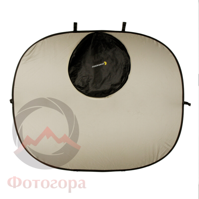 Fotokvant BG-1821 Blue Gray фон тканевый складной синий-серый хромакей 1,8х2,1 м