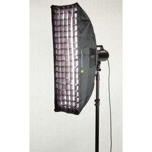 Fotokvant SB-30120BW-G стрипбокс 30х120 см с сотами с байонетом Bowens