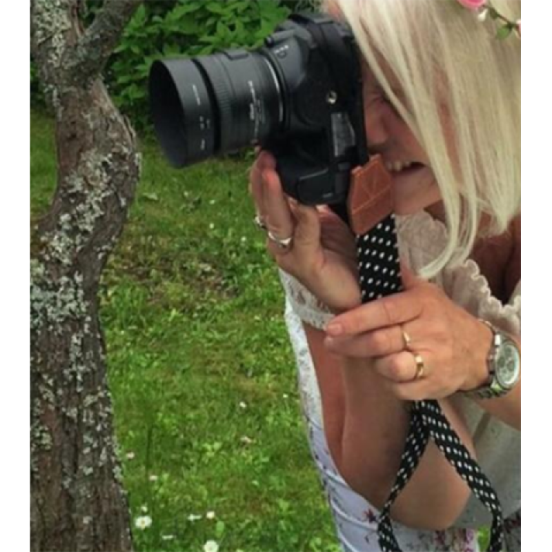 Fotokvant STR-10 ремень для фотоаппарата белый в черный горох