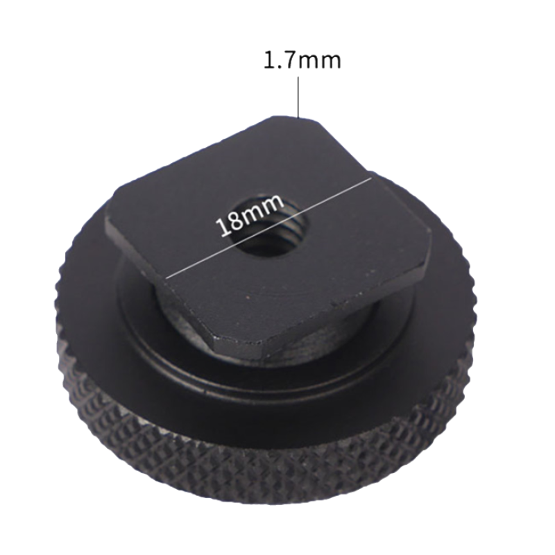 Fotokvant FLH-53 адаптер горячий башмак или 1/4 дюйма мама на 5/8 дюйма папа