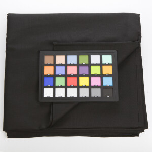 Fotokvant BG-3030 Black фон тканевый 3х3 м черный