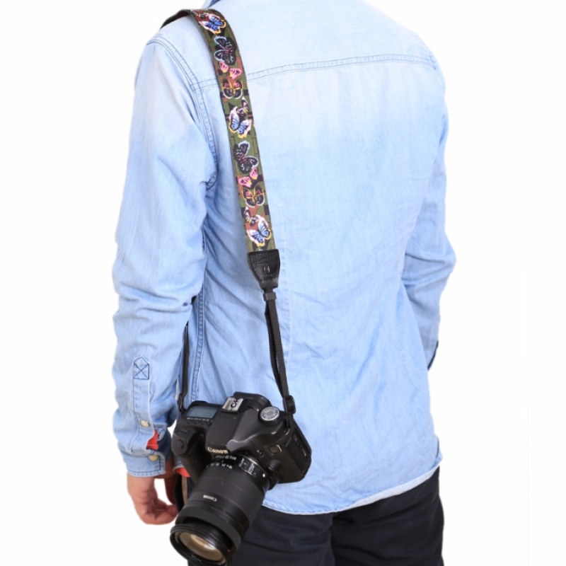 Fotokvant STR-13 ремень для фотоаппарата Бабочки