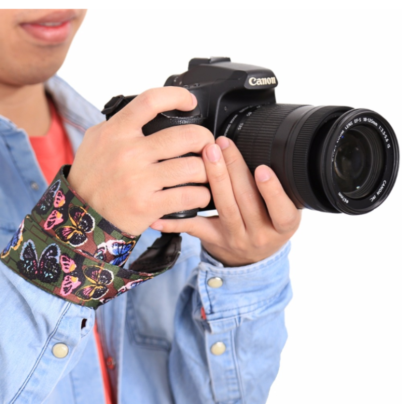 Fotokvant STR-13 ремень для фотоаппарата Бабочки