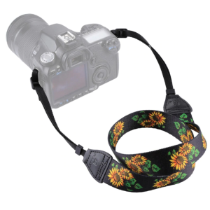 Fotokvant STR-14 ремень для фотоаппарата Подсолнухи