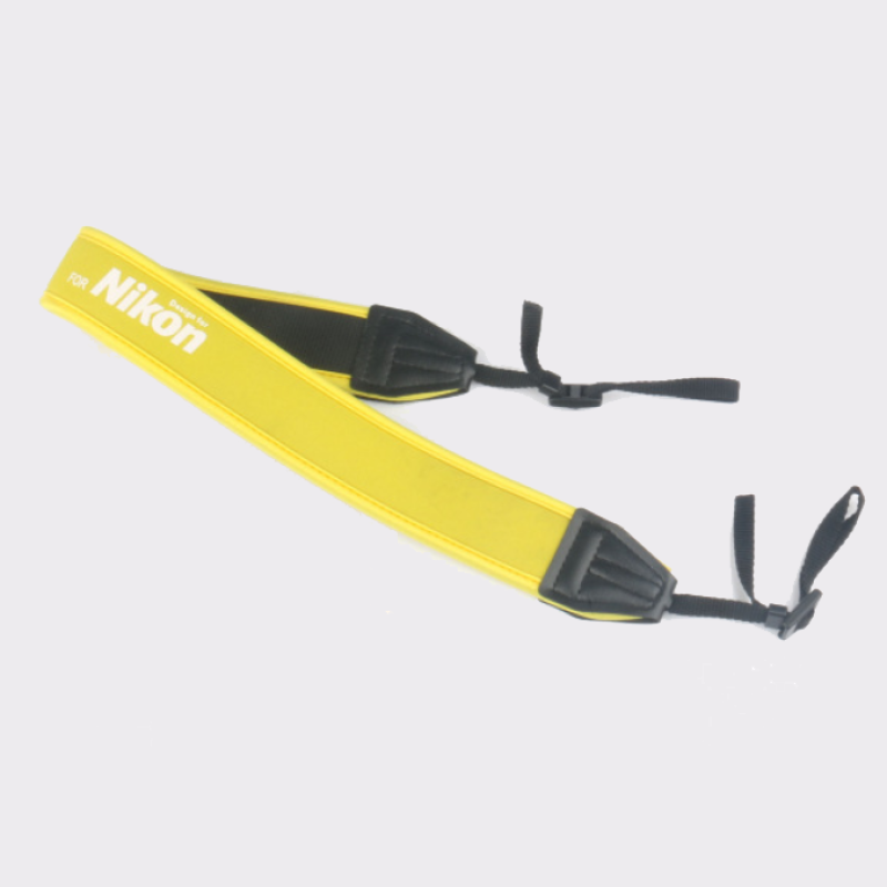 Fotokvant STR-19 неопреновый ремень желтый Nikon для фотоаппарата