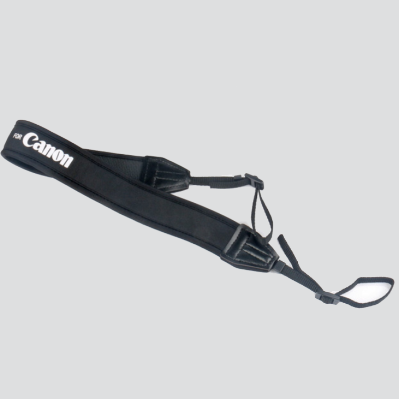 Fotokvant STR-21 неопреновый ремень черный Canon для фотоаппарата