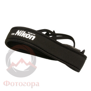 Fotokvant STR-23 неопреновый ремень черный Nikon для фотоаппарата