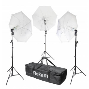 Rekam CL-465-FL3-UM kit комплект флуоресцентных осветителей с зонтами