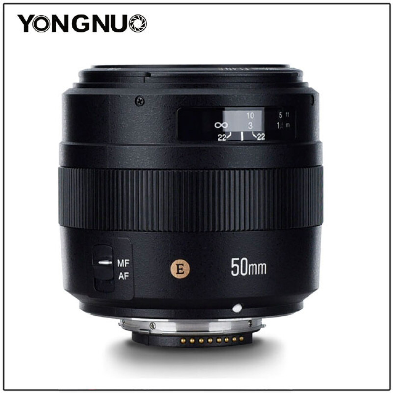 YongNuo YN50MM F1.4N автофокусный объектив 50 мм для камер Nikon