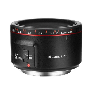 YongNuo YN50MM F1.8II автофокусный объектив 50 мм для камер Canon