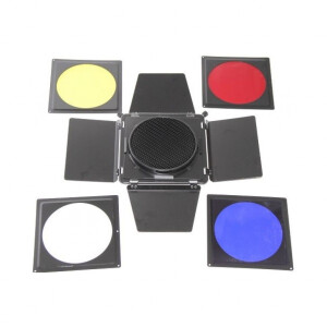 FST BD-100 насадка шторки с сотой цветные фильтры в комплекте