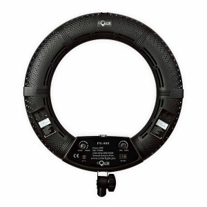 Color FS-480 KIT кольцевая светодиодная лампа цветовая температура 3200-5500К со стойкой черная