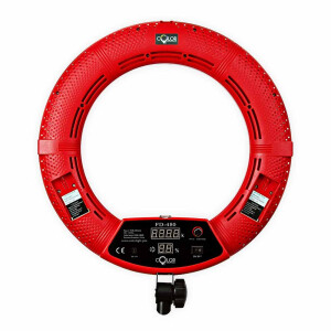 Color FD-480 KIT кольцевая светодиодная лампа со стойкой красная