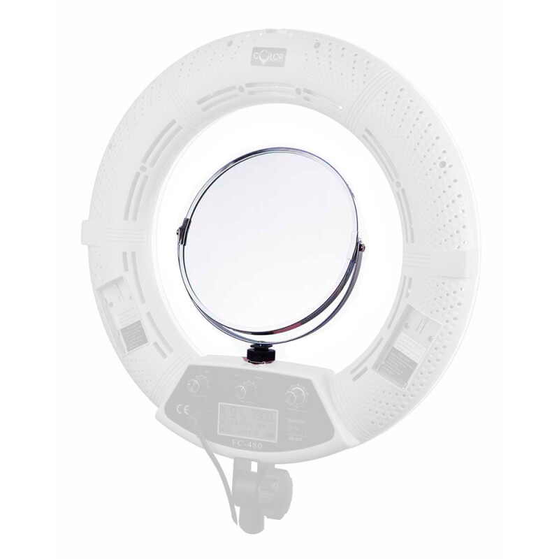 Color зеркало для кольцевой лампы