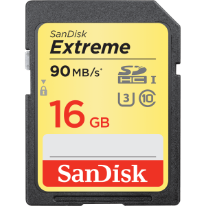 SanDisk Extreme SDHC Class10 UHS-I 90MB/s 16GB (SDSDXNE-016G-GNCIN) карта памяти