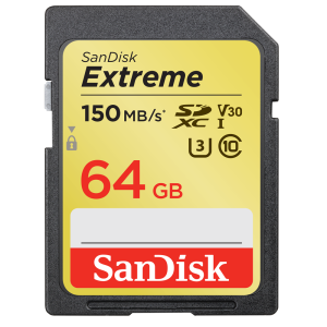 SanDisk Extreme SDXC Class10 UHS-I 170 Mb/s 64 GB (SDSDXV2-064G-GNCIN) карта памяти