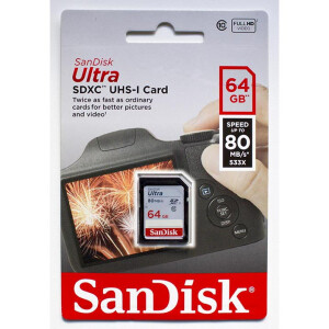 SanDisk Ultra SDXC Class10 UHS-I 140 MB/s 64GB (SDSDUNB-064G-GN6IN) карта памяти