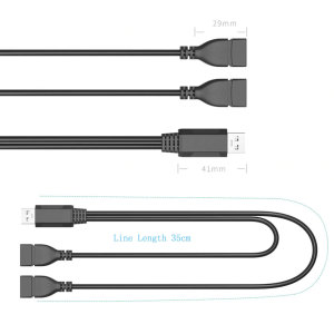 Fotokvant USB-hab разветвитель на два порта