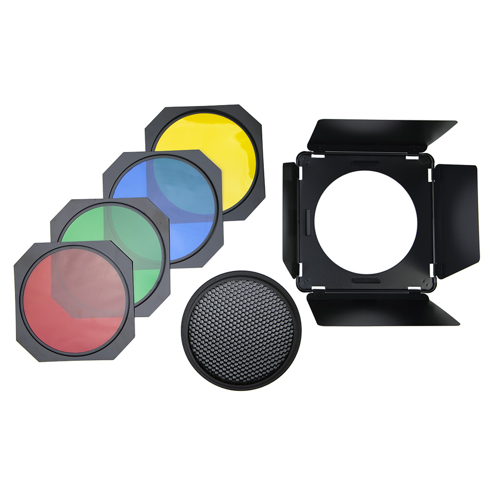 Fotokvant BD18 шторки с цветными фильтрами для рефлектора 18 см