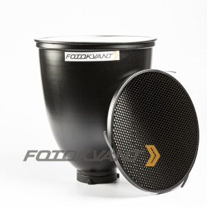 Fotokvant RF-28BW телерефлектор 45 градусов с сотами с байонетом Bowens 28 см или 11 дюймов