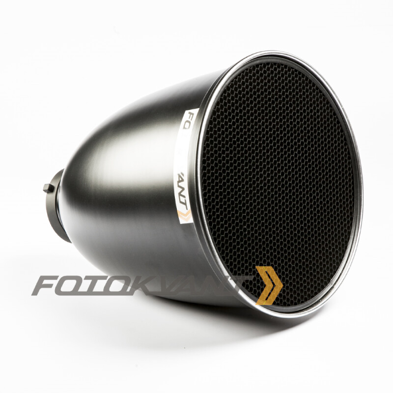 Fotokvant RF-28BW телерефлектор 45 градусов с сотами с байонетом Bowens 28 см или 11 дюймов