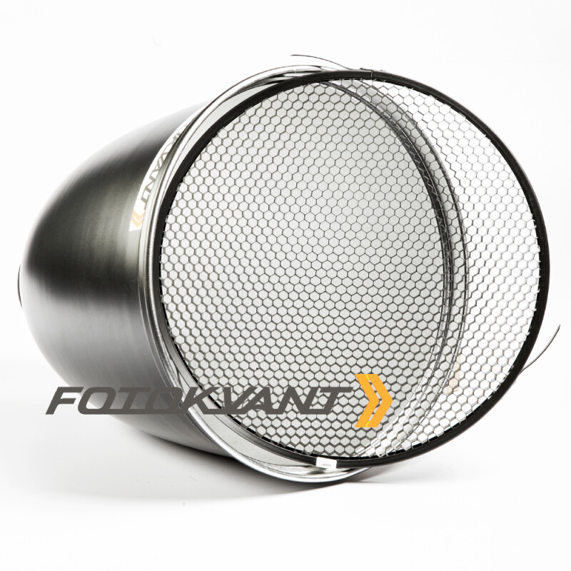 Fotokvant RF-28BW телерефлектор 45 градусов с сотами с байонетом Bowens 28 см или 11 дюймов