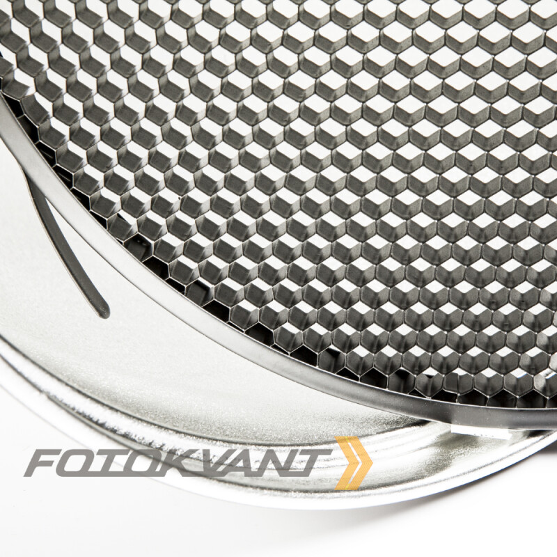 Fotokvant RF-28BW телерефлектор 45 градусов с сотами с байонетом Bowens 28 см или 11 дюймов